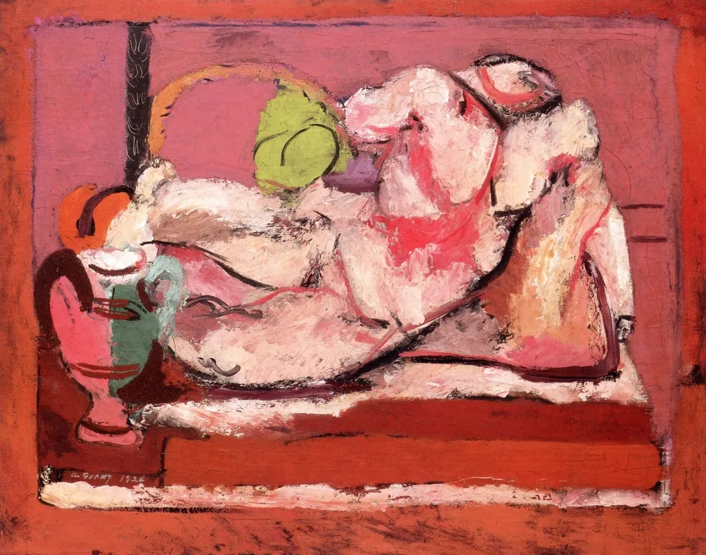 The Antique Cast, by Arshile Gorky, oil, 1926