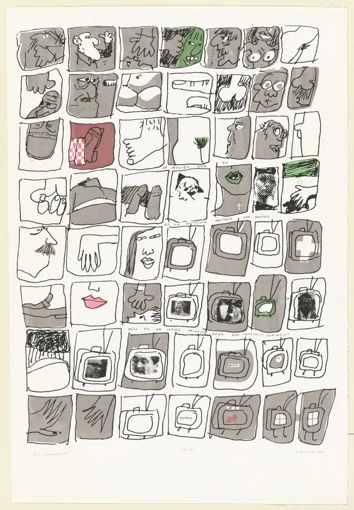 Untitled, by Art Wood, ink, 1968