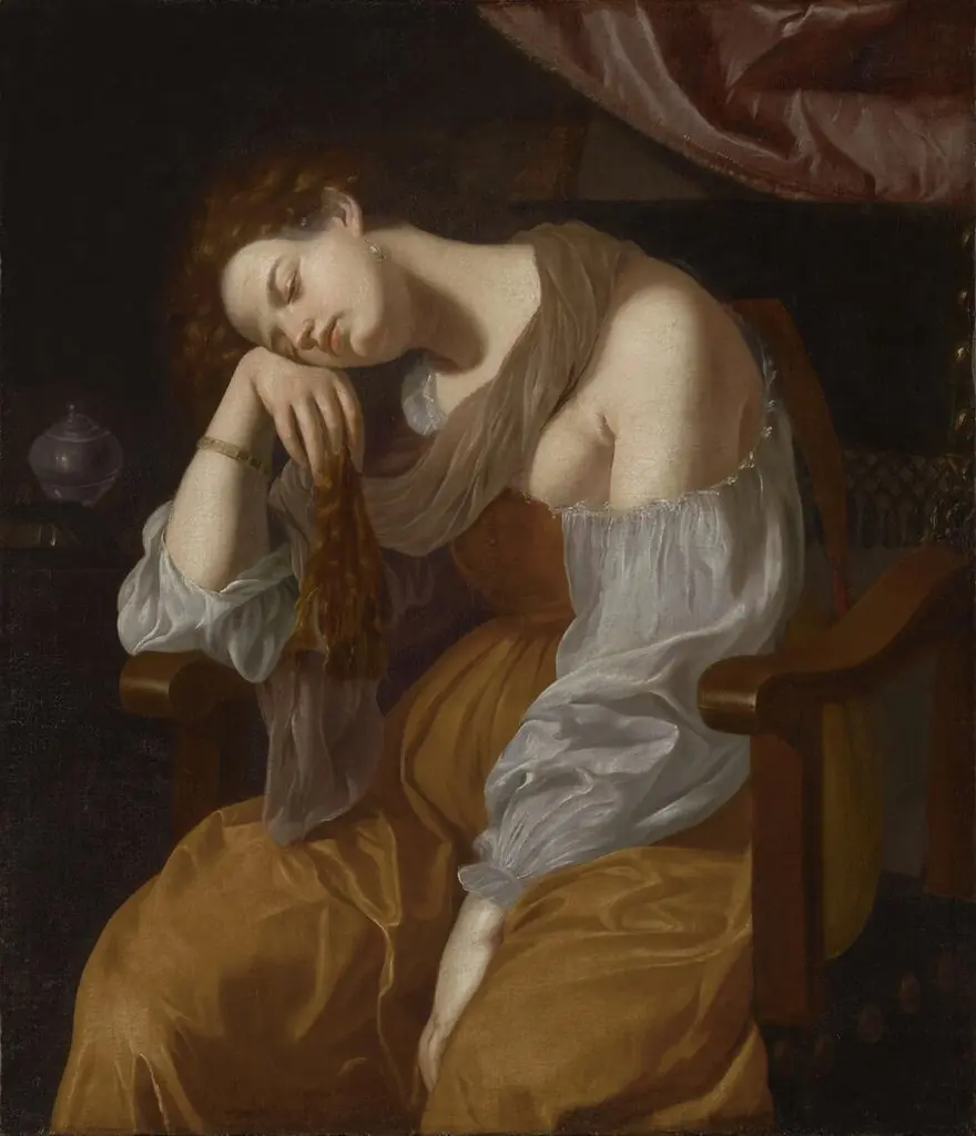 Penitent Mary Magdalene, by Artemisia Gentileschi