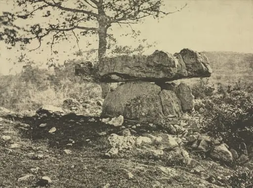 Dolmen, Cap del Puetch, Ariège, France, by Arthur A. Taylor