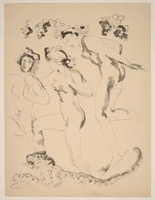 Bacchantes, by Arthur B. Davies