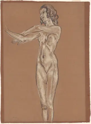Female Nude, by Arthur B. Davies