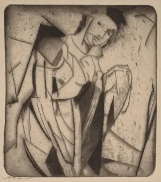 Figure in Glass, by Arthur B. Davies