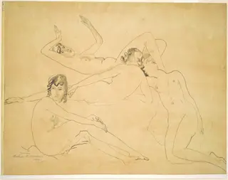 Four Figures, by Arthur B. Davies