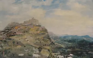 Italian Hill Town, by Arthur B. Davies