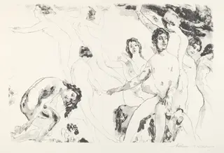 Release at the Gates, by Arthur B. Davies