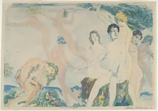 Release at the Gates, by Arthur B. Davies