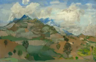 The Umbrian Mountains, by Arthur B. Davies