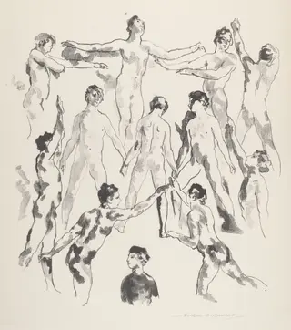 Twelve Men, by Arthur B. Davies