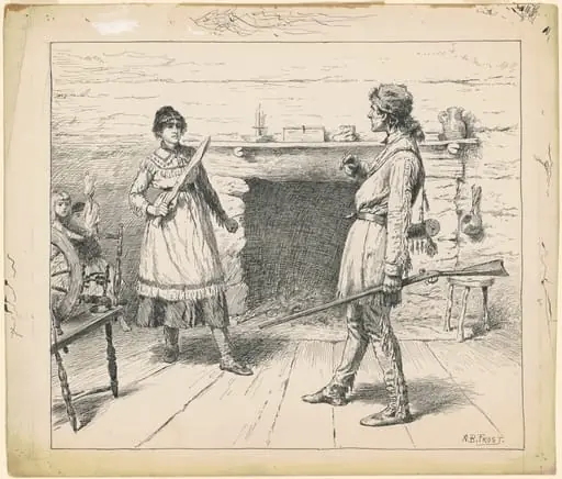 Ai Telled Him to Stan Off, by Arthur B. Frost