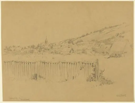 View of Giverny, by Arthur B. Frost