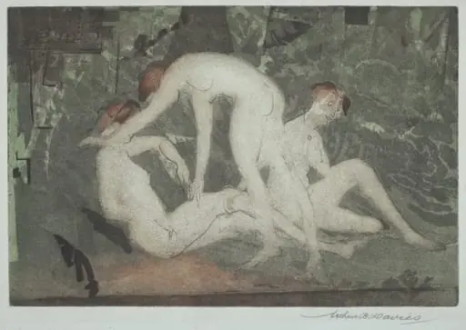Against Green, by Arthur Bowen Davies