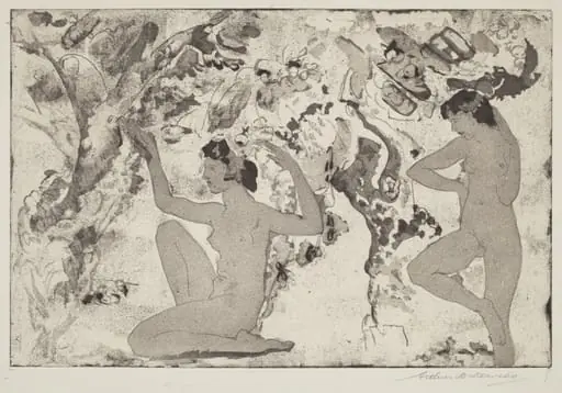 Angled Beauty, by Arthur Bowen Davies
