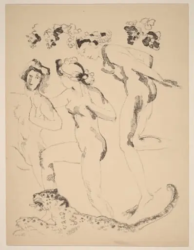 Bacchantes, by Arthur Bowen Davies