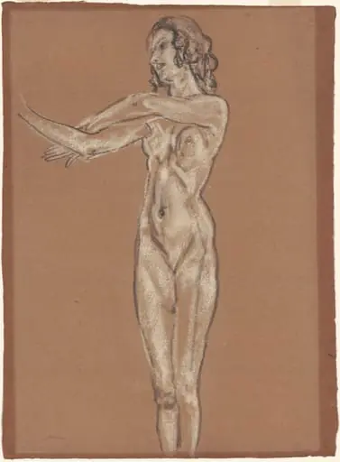 Female Nude, by Arthur Bowen Davies