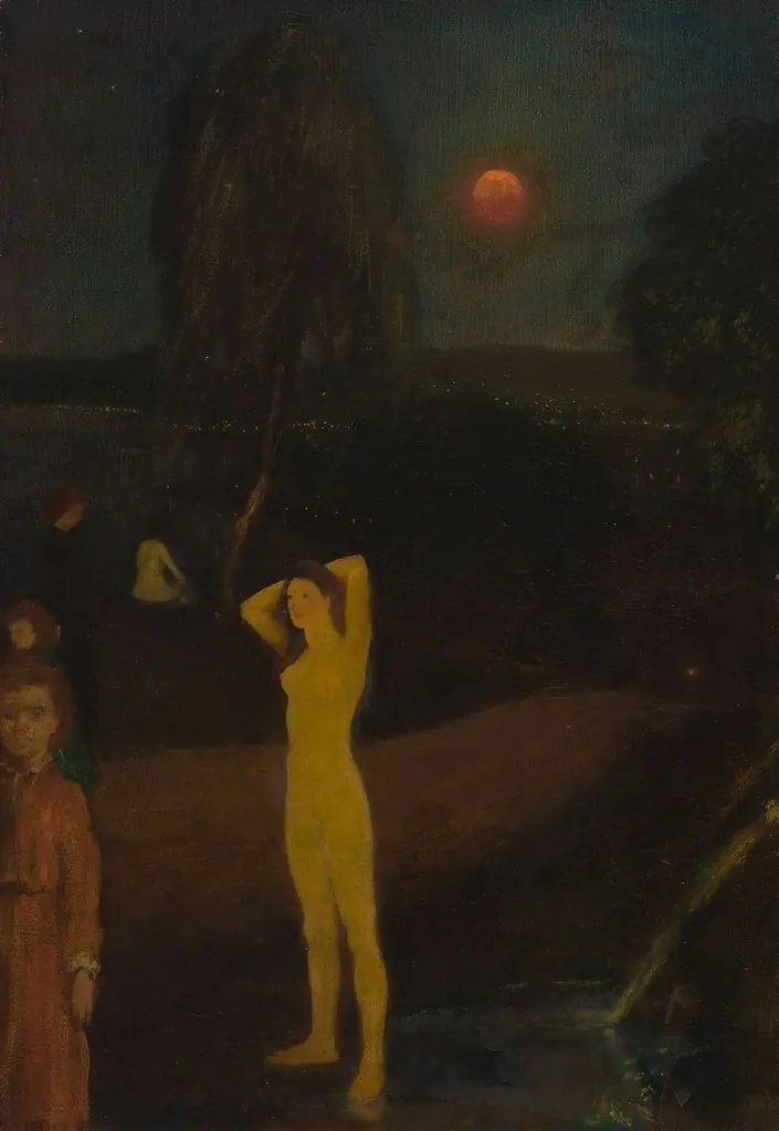Full-Orbed Moon, by Arthur Bowen Davies
