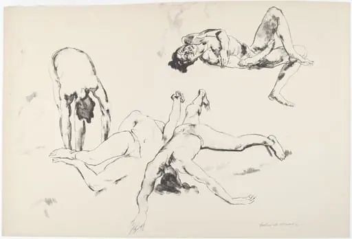 Men in Agony, by Arthur Bowen Davies