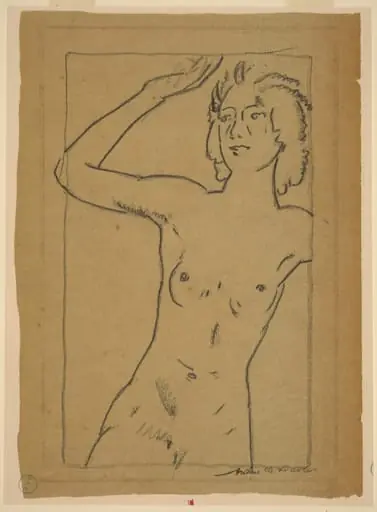 Nude Woman, by Arthur Bowen Davies
