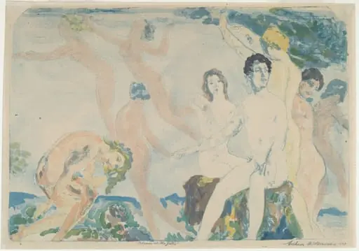 Release at the Gates, by Arthur Bowen Davies