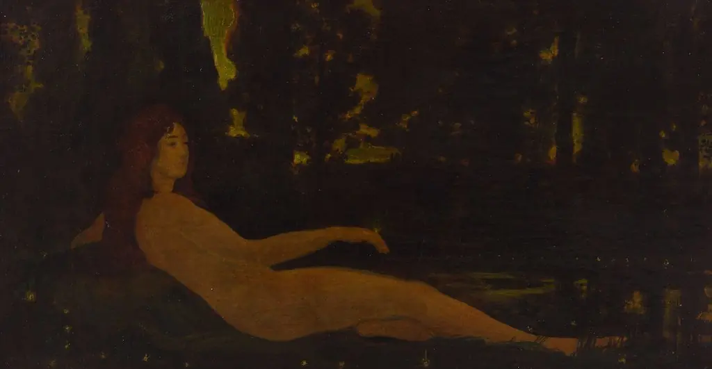 Semele or Fireflies, by Arthur Bowen Davies