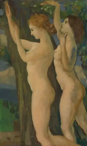Sweet Tremulous Leaves, by Arthur Bowen Davies