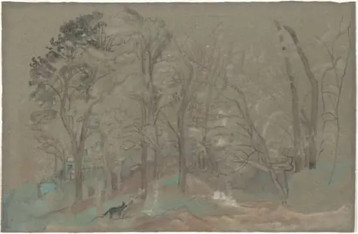 The First Snowfall, by Arthur Bowen Davies