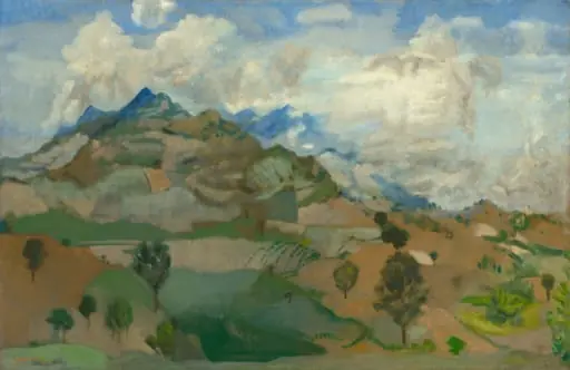 The Umbrian Mountains, by Arthur Bowen Davies
