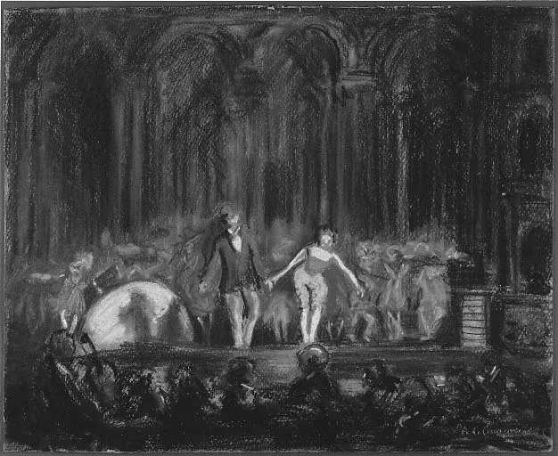Broadway Burlesque, by Arthur Clifton Goodwin, unspecified, 1923