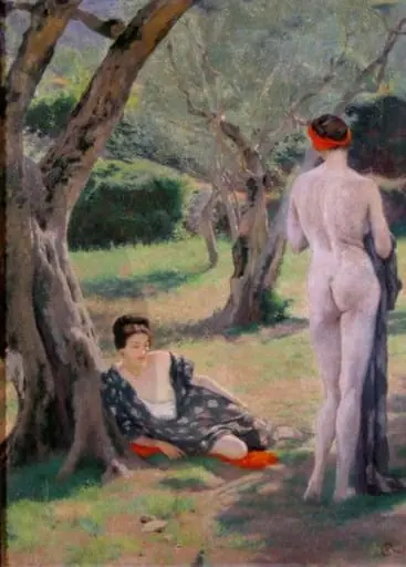 În păduricea de măslini, by Arthur Coulin