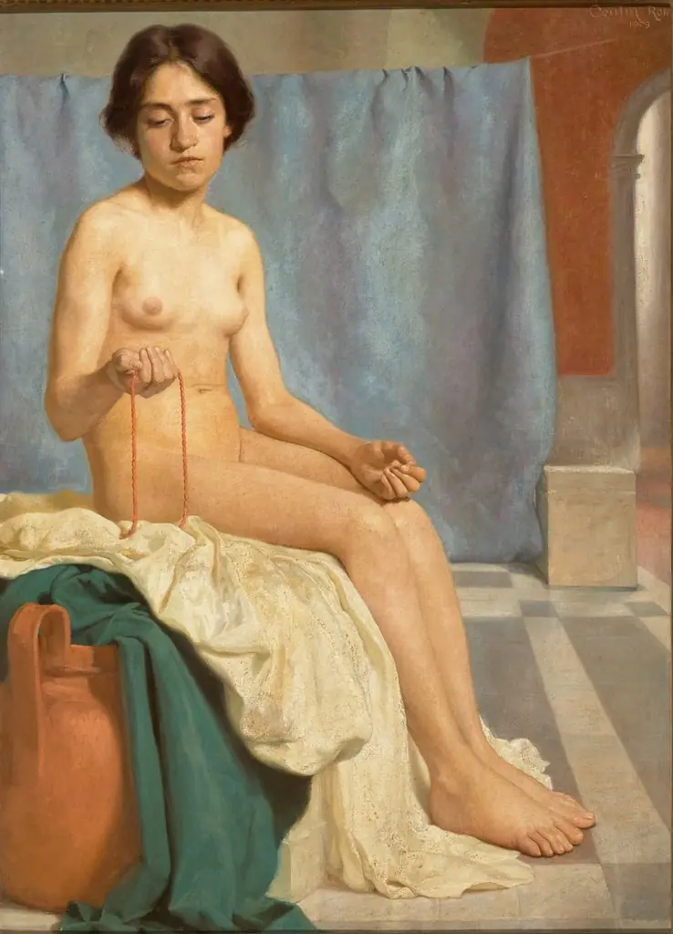 Nude (The Girl with the Coral String), by Arthur Coulin