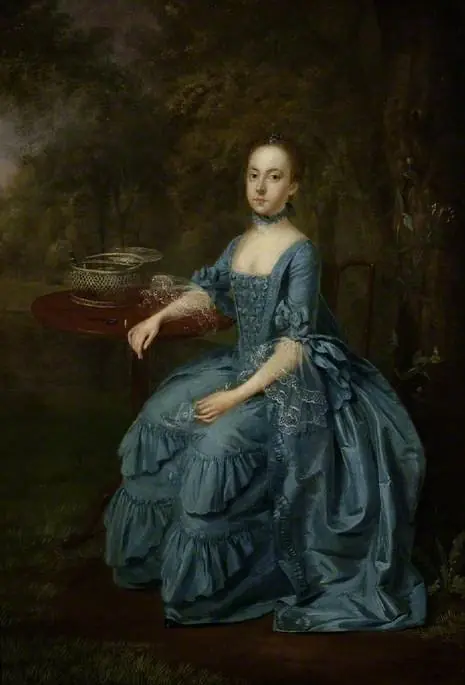 Lady Milner (née Miss Mordaunt), by Arthur Devis