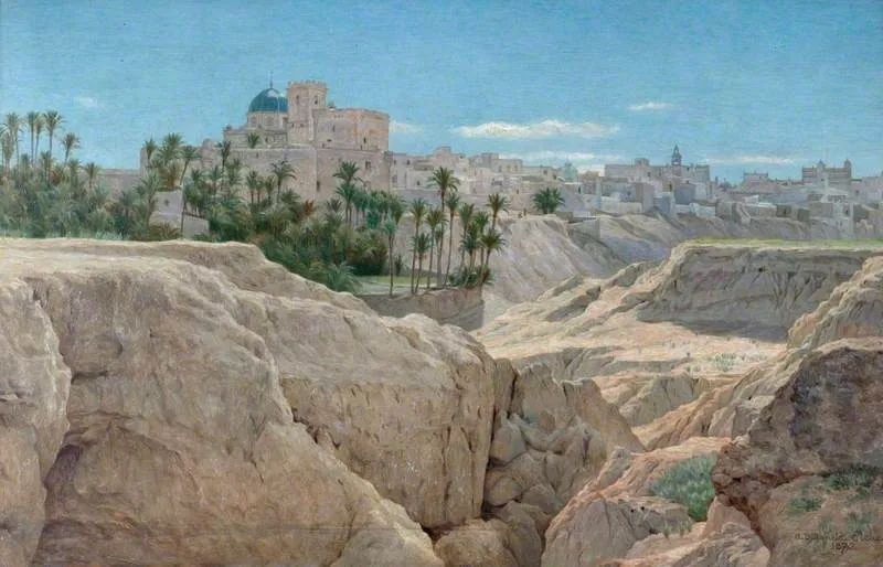 Elche near Alicante, Spain, by Arthur Ditchfield, unspecified, 1872