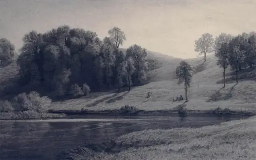 Landscape with water, by Arthur Ditchfield