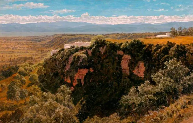 Wooded Cliff near Algiers, by Arthur Ditchfield