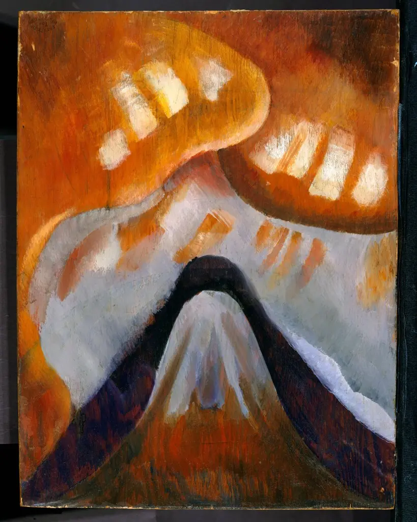 Mountain and Sky, by Arthur Dove
