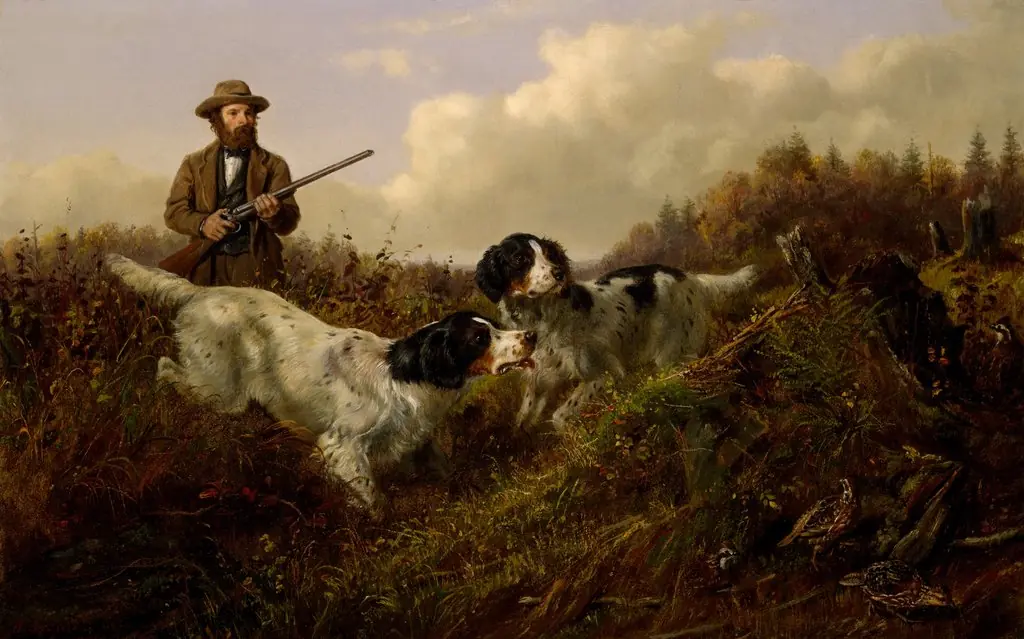 Flushing Grouse, Long Lake, Hamilton County, New York, by Arthur Fitzwilliam Tait