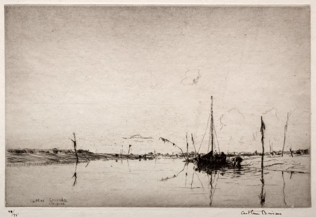 Oyster Grounds, by Arthur John Trevor Briscoe, 1925