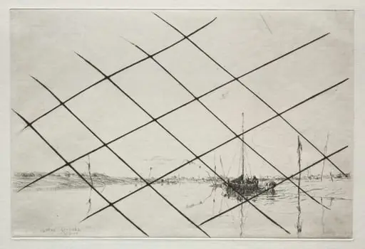 Oyster Grounds (On Essex Creek at Low Tide), by Arthur John Trevor Briscoe