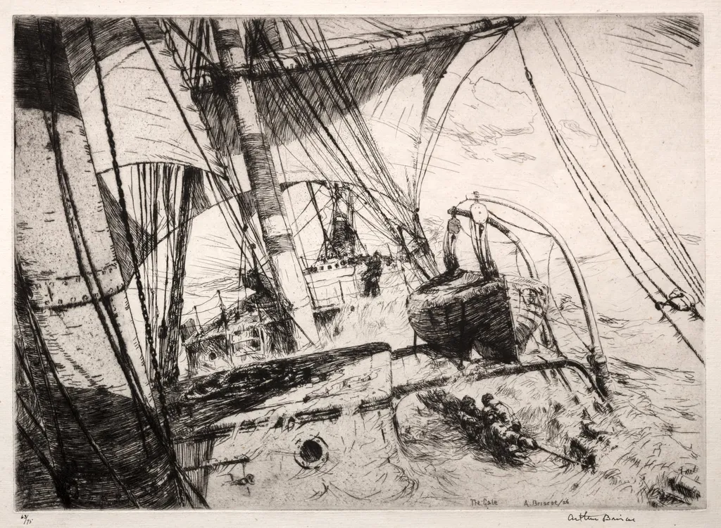 The Gale, by Arthur John Trevor Briscoe, 1926