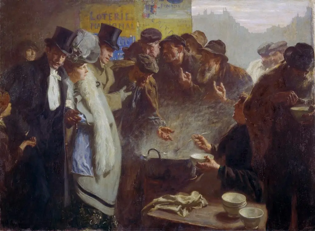 An den Hallen in Paris, by Arthur Kampf