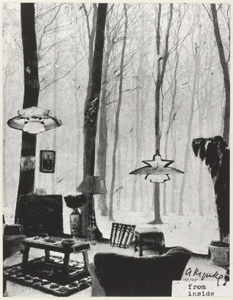 Untitled, by Arthur Köpcke, ink, 1972
