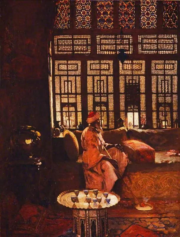 An Arab Interior, by Arthur Melville