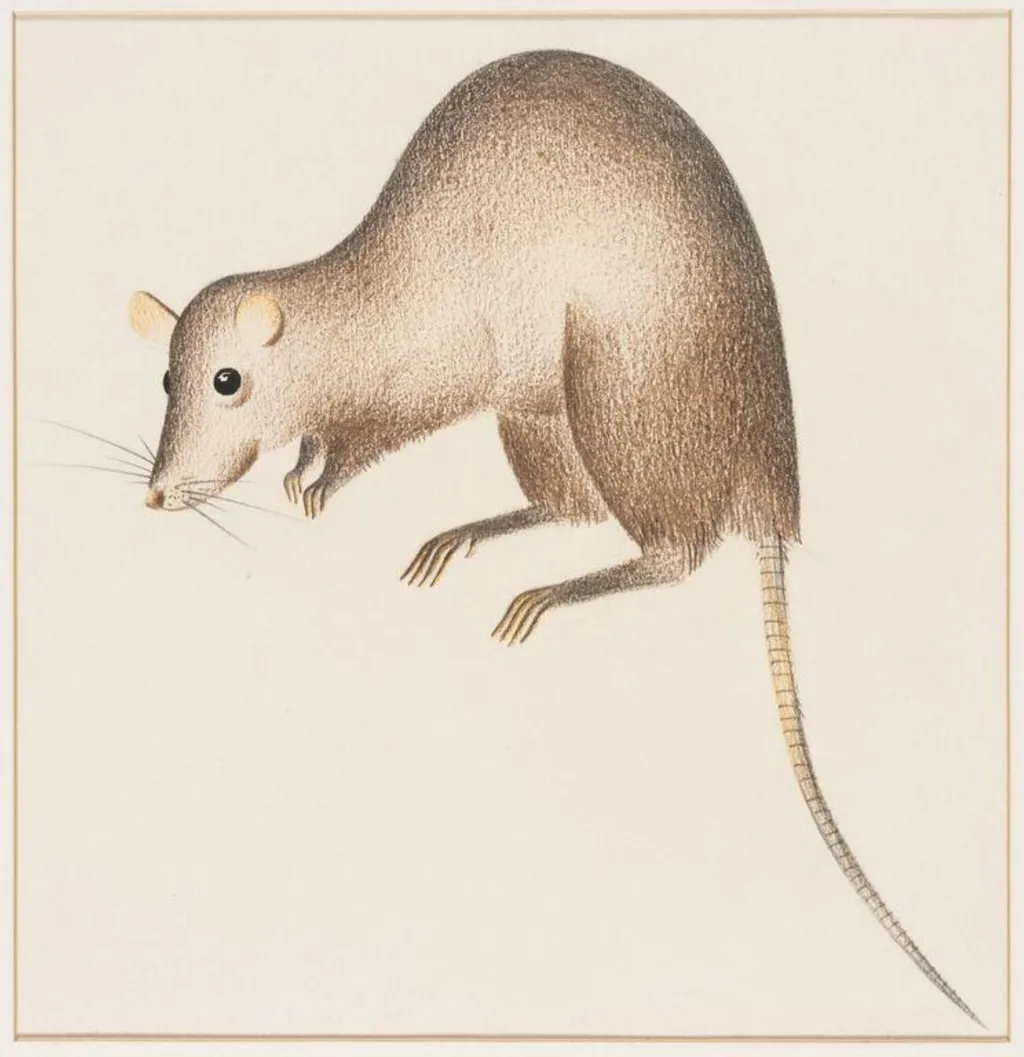 Rat, by Arthur Reginald Smith, watercolor