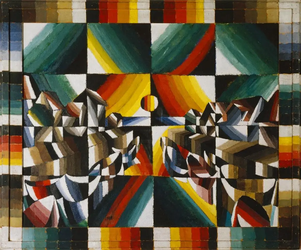 Hafen in der Sonne, by Arthur Segal