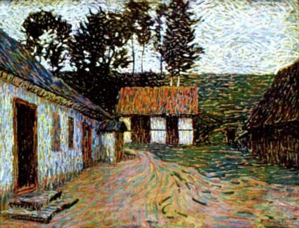 Peisaj, by Arthur Segal, unspecified, 1910