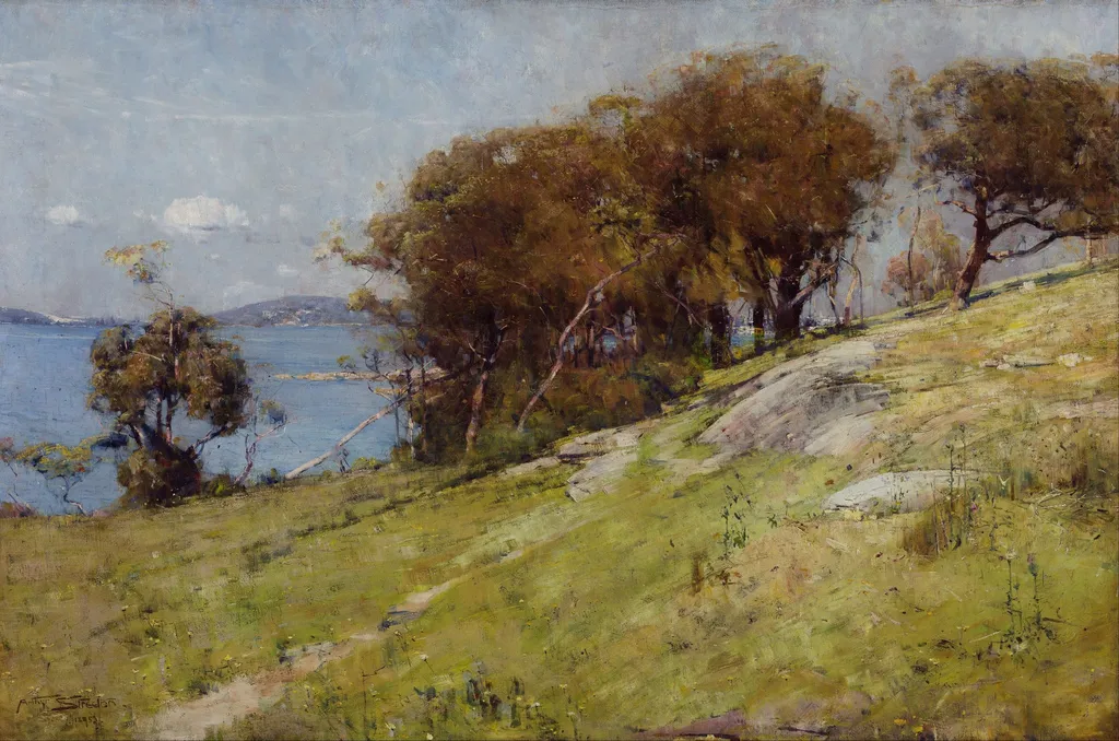 Cremorne pastoral, by Arthur Streeton, oil, 1898