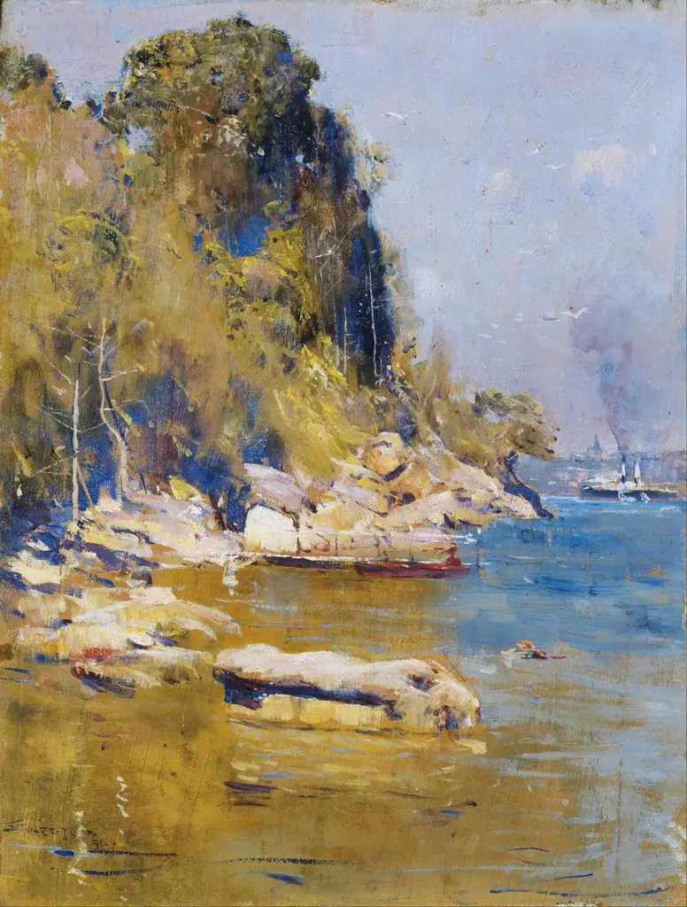 From my camp (Sirius Cove), by Arthur Streeton