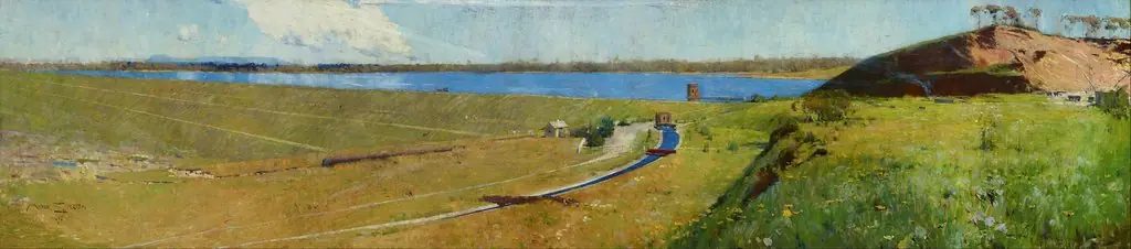 Prospect reservoir, by Arthur Streeton