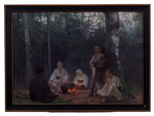Țărani în pădure, by Arthur Verona
