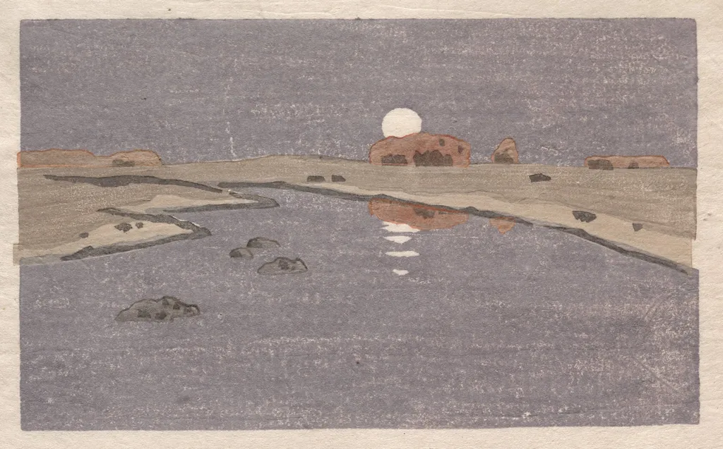 Moonrise, by Arthur Wesley Dow, 1915